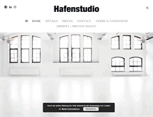 Tablet Screenshot of hafenstudio.com